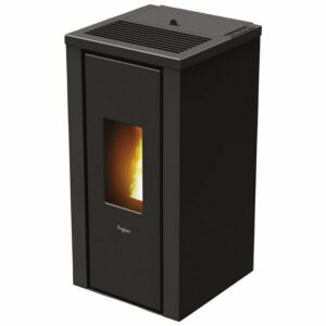 Poêle à pellets PEGASO Vera, 7 kw, compatible WiFi – noir/anthracite